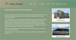 Desktop Screenshot of loftusdental.com